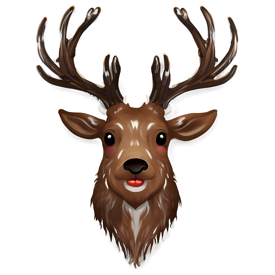 Reindeer Face Mask Png 96 PNG Image