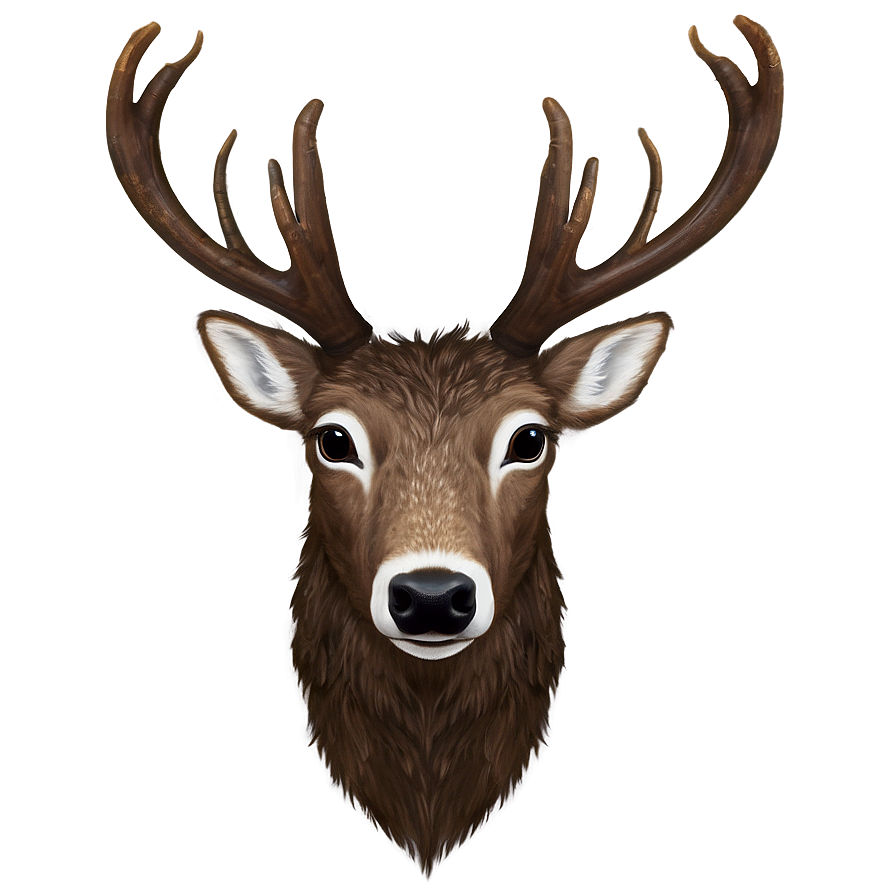 Reindeer Face Png 05212024 PNG Image