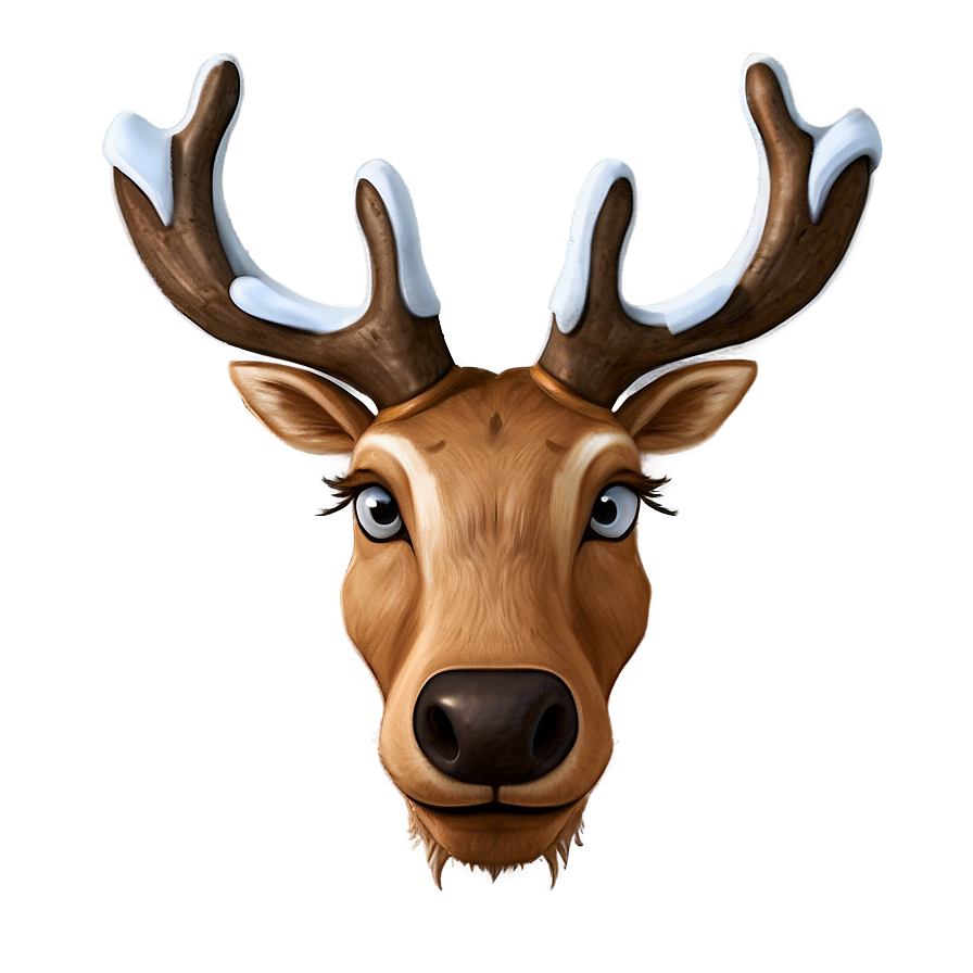 Reindeer Face Png Wcu PNG Image