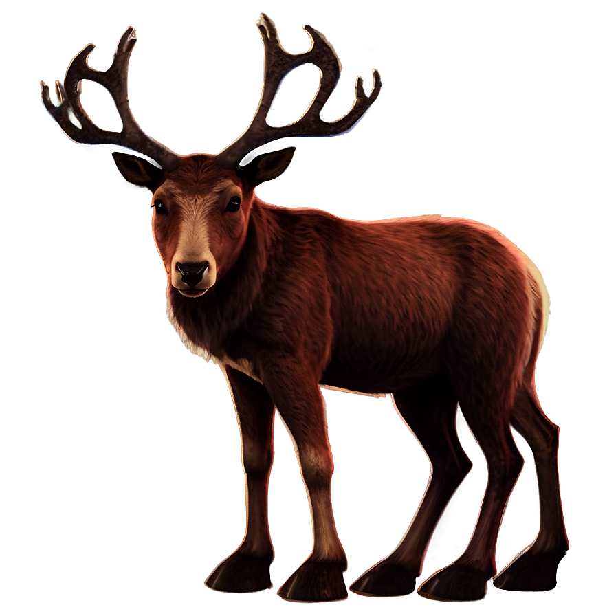 Reindeer Gift Png 05212024 PNG Image