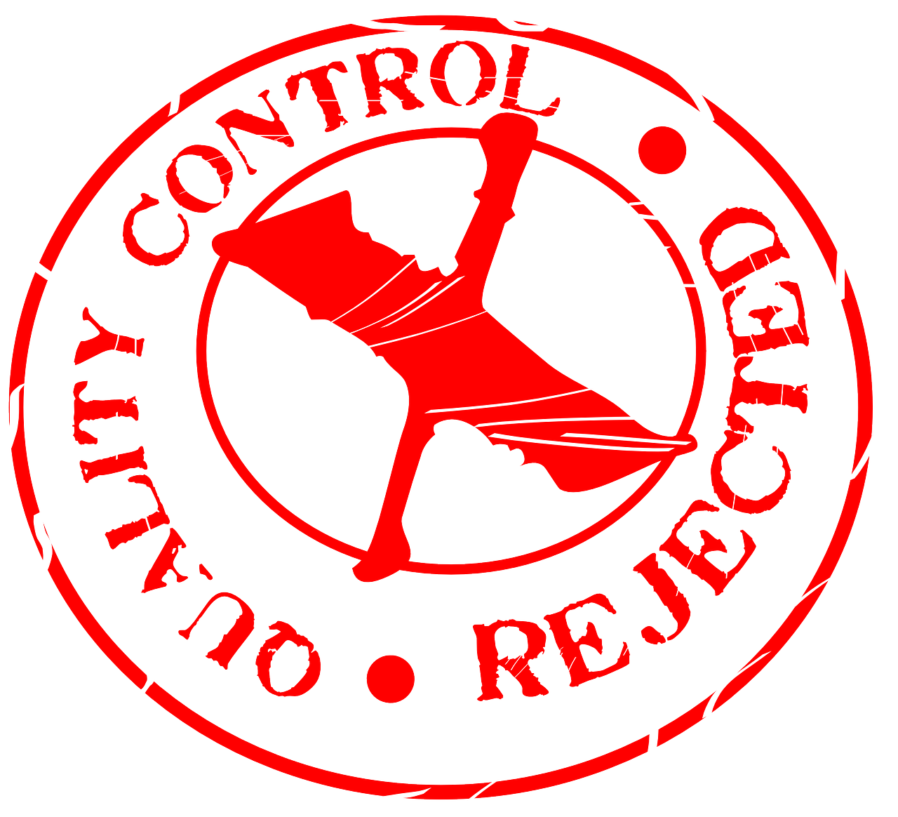 Rejected Control Stamp PNG Image