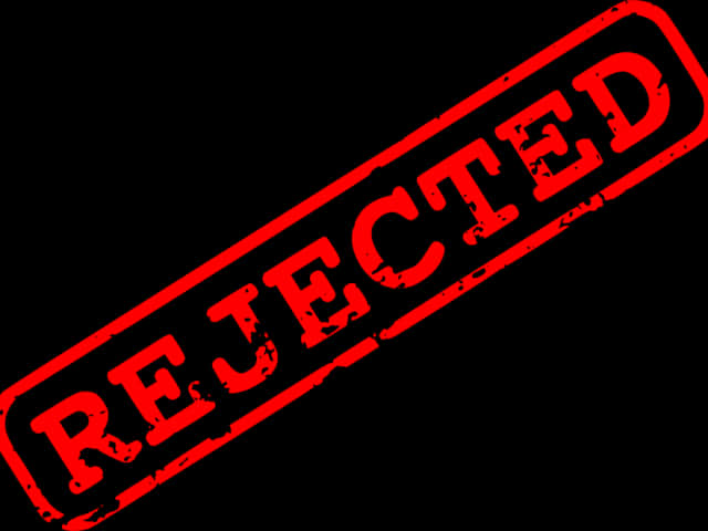 Rejected Stamp Graphic PNG Image