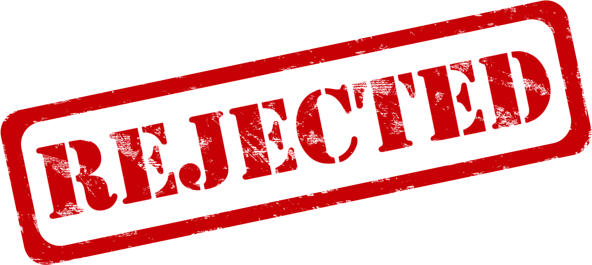 Rejected Stamp Graphic PNG Image