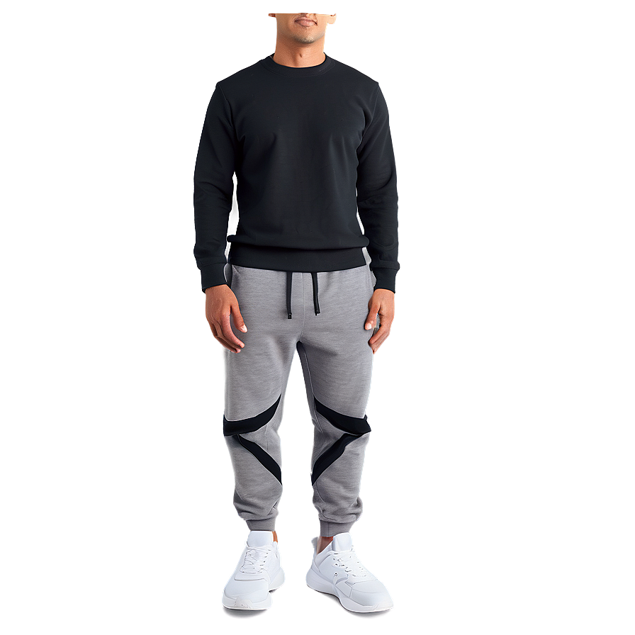 Relaxed Fit Grey Sweatpants Png 55 PNG Image