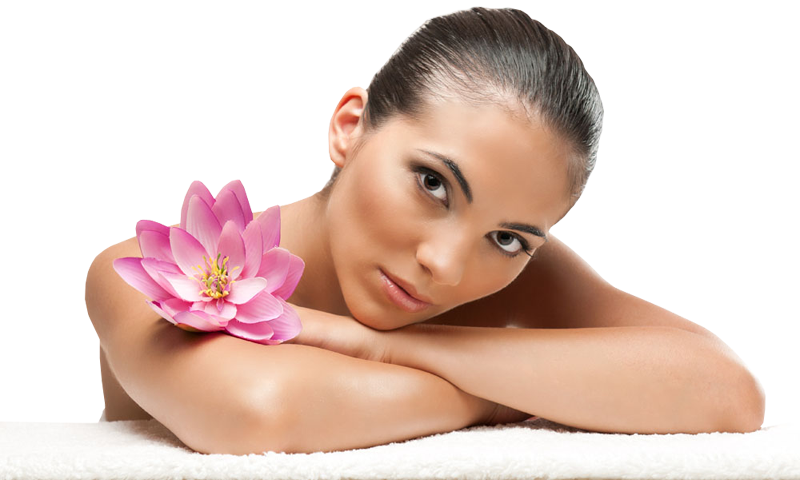 Relaxing Spa Experiencewith Lotus Flower PNG Image