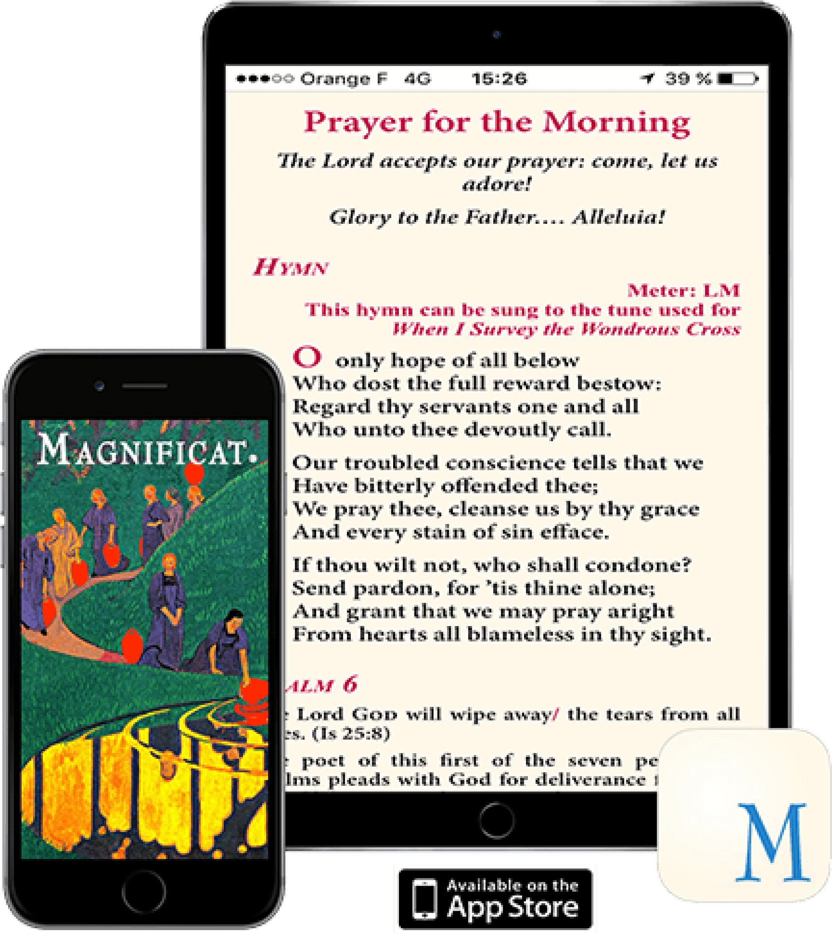 Religious App Interface Mockup PNG Image