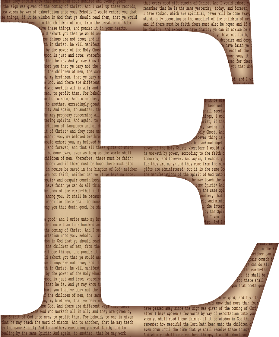 Religious Text Overlay PNG Image