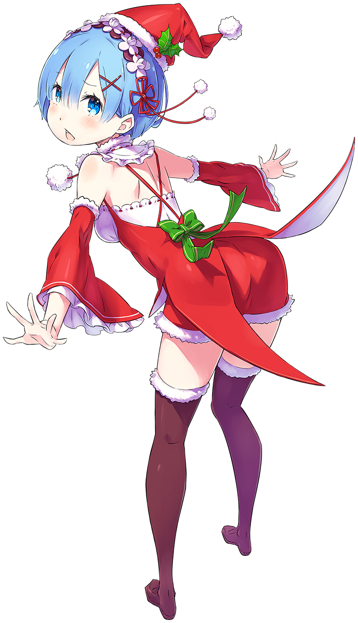 Remin Santa Costume Re Zero PNG Image