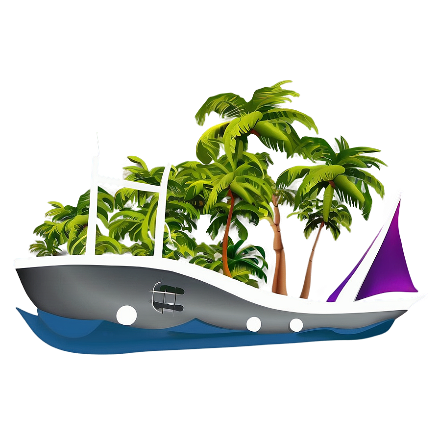 Remote Island Sailing Png 54 PNG Image