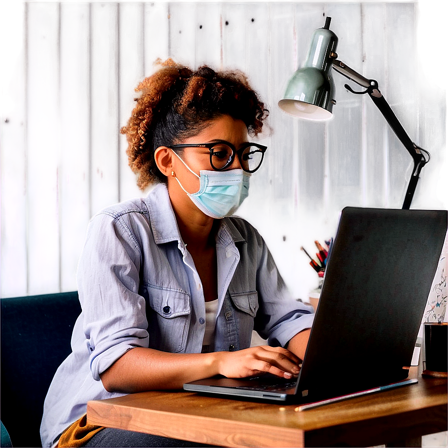 Remote Work In Pandemic Png Tyc69 PNG Image