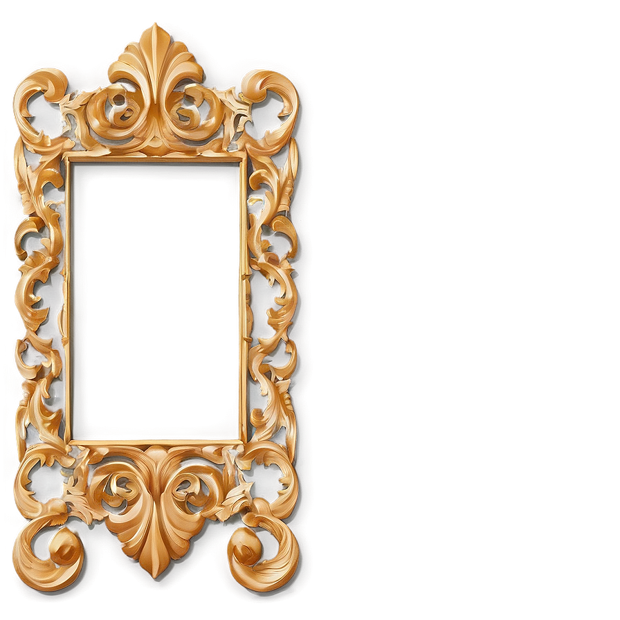 Renaissance Ornate Frame Png Ynk67 PNG Image