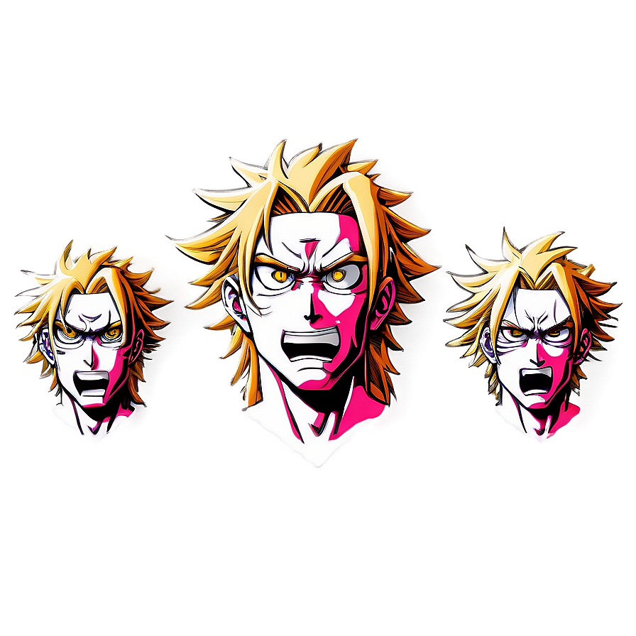 Rengoku Manga Expressions Png Yaq40 PNG Image