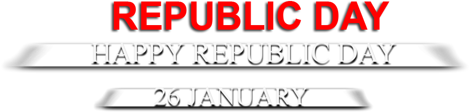 Republic Day India Celebration Banner PNG Image