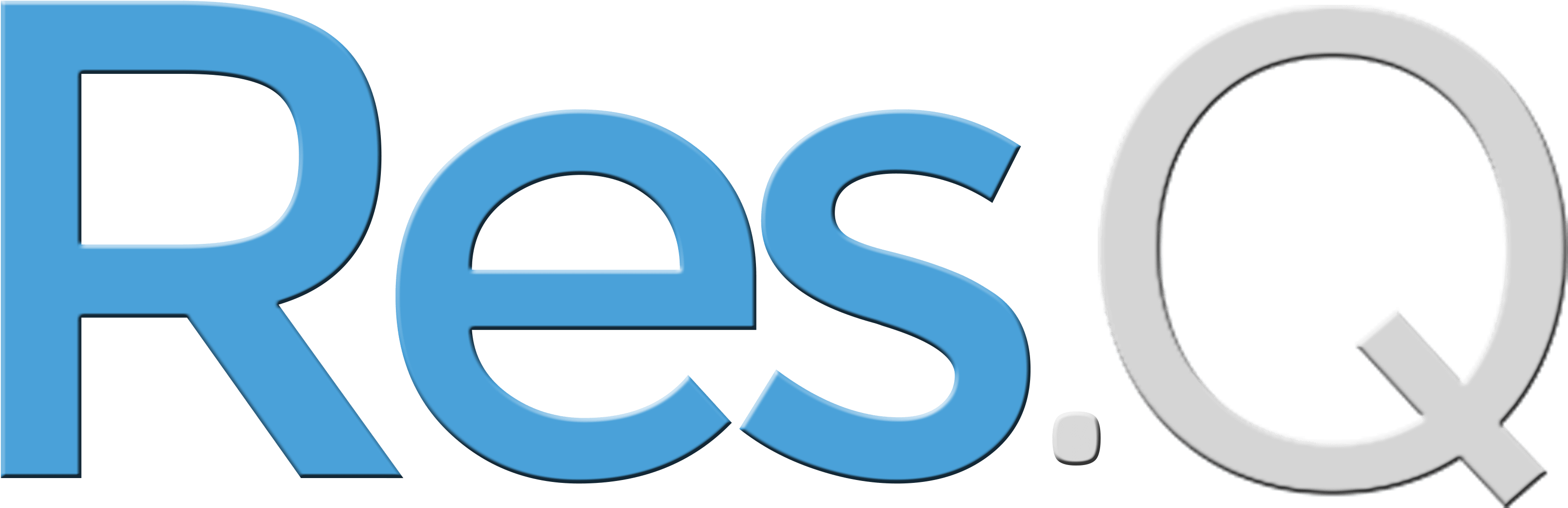 Res Q Logo Blue Background PNG Image