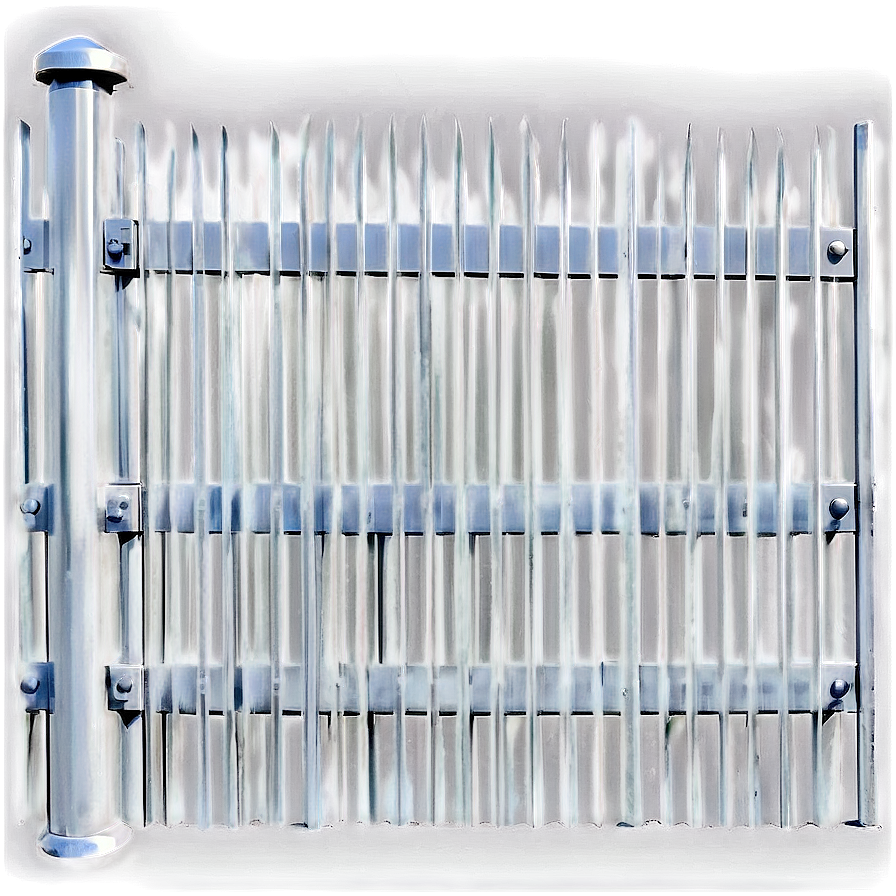 Residential Metal Fence Panels Png 67 PNG Image