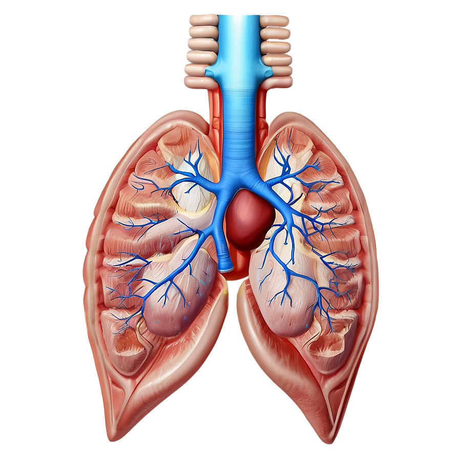 Respiratory System Anatomy Png 2 PNG Image