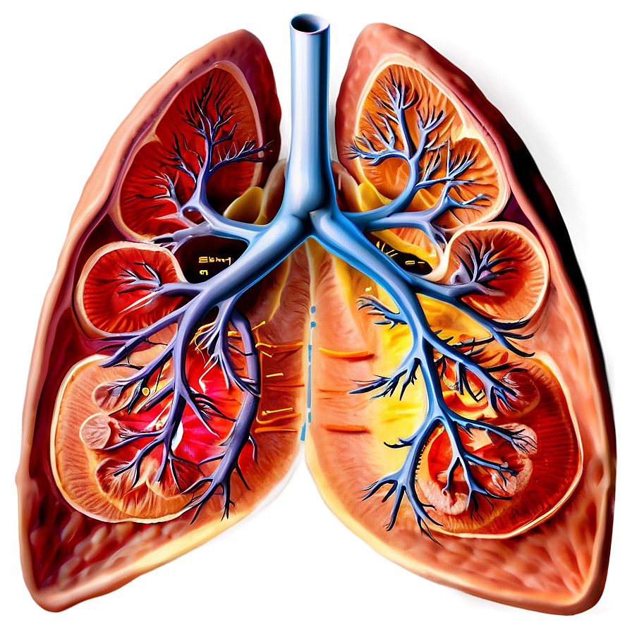 Respiratory System Cross Section Png Gyv PNG Image