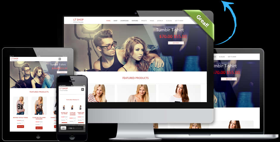 Responsive Web Design Showcase PNG Image