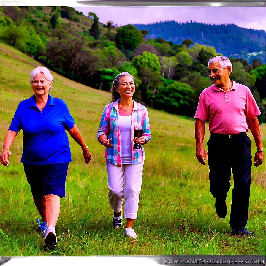 Retirement Healthy Living Png Veh60 PNG Image