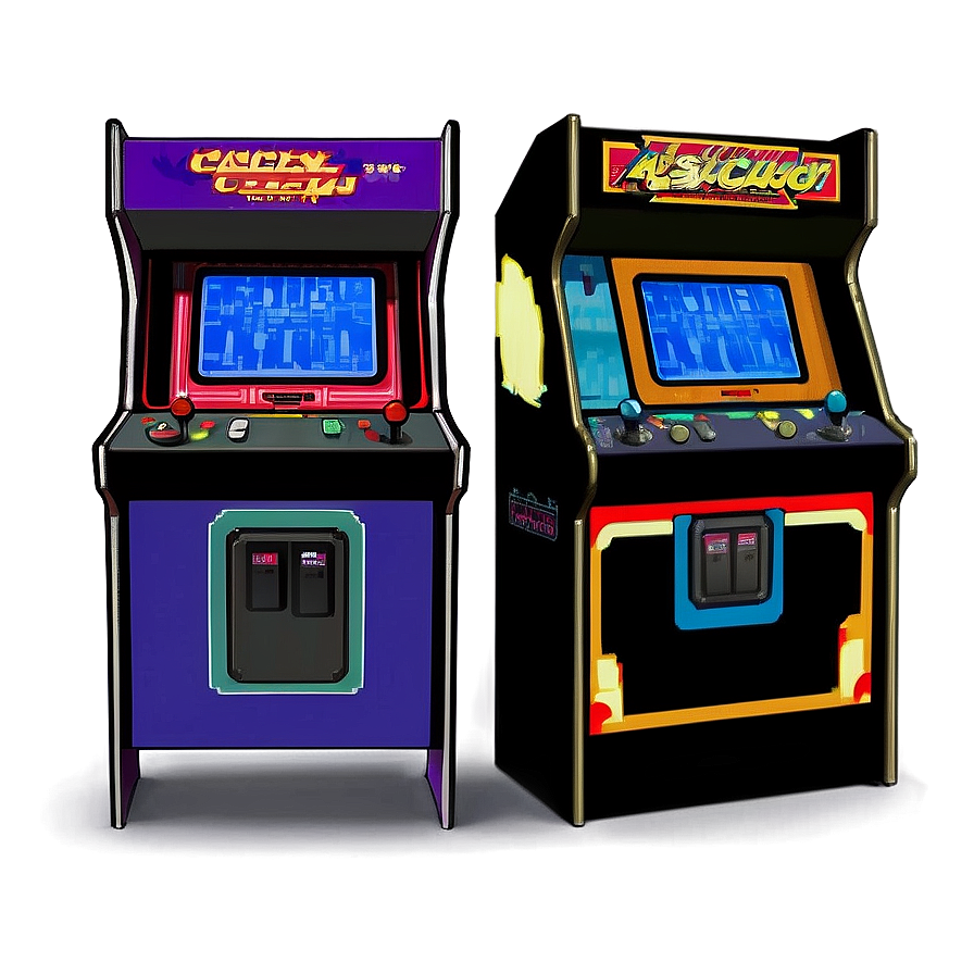 Retro Arcade Cabinet Png 06292024 PNG Image