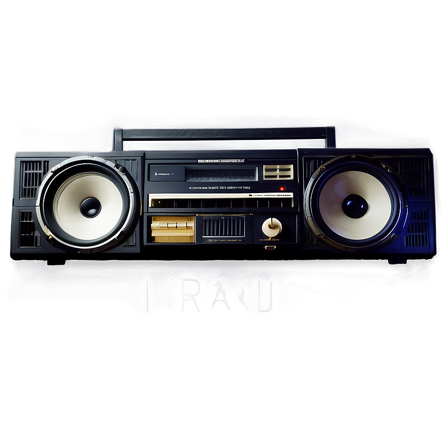 Retro Boombox Png Jlh PNG Image