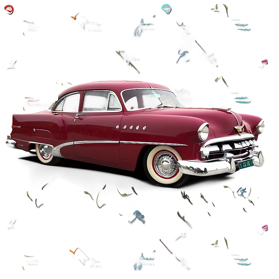 Retro Classic Car Png Dxo88 PNG Image