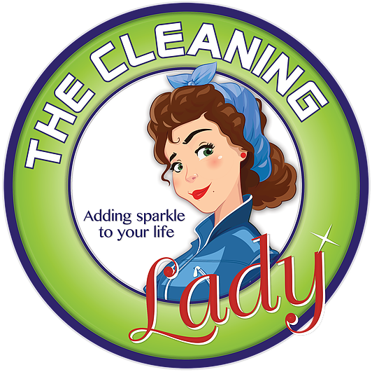 Retro Cleaning Service Logo PNG Image