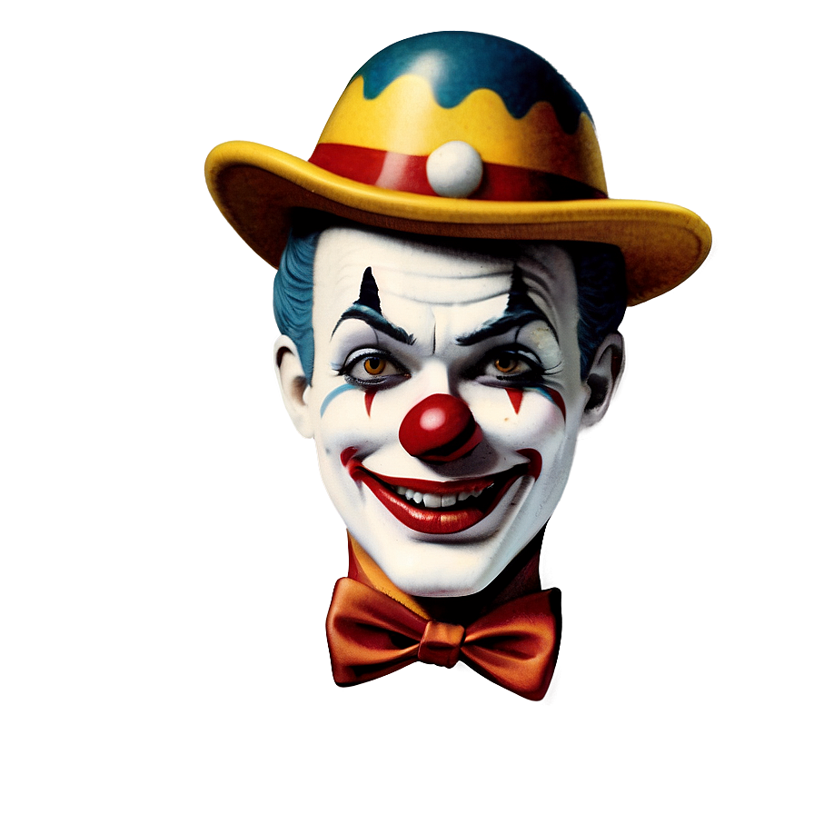 Retro Clown Advertisement Png Yyc PNG Image