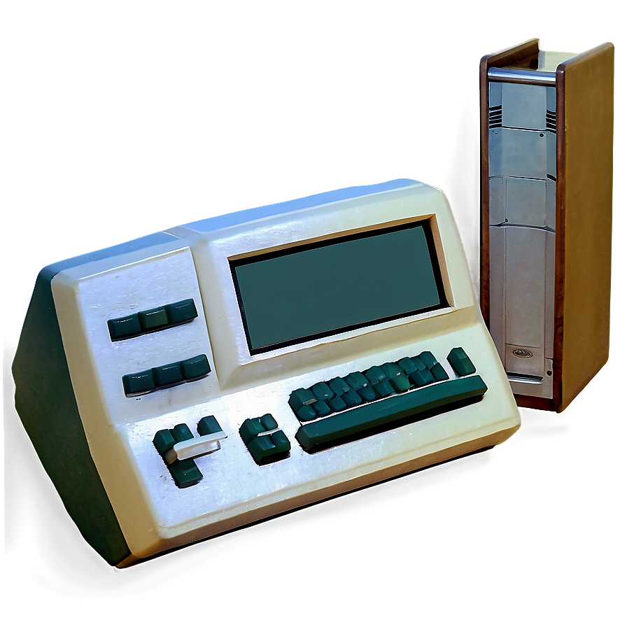 Retro Computer Device Png Xgx60 PNG Image