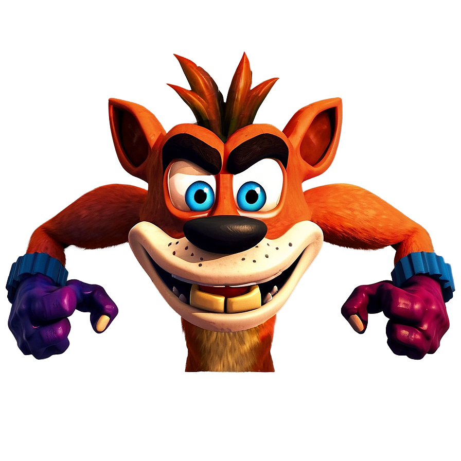 Retro Crash Bandicoot Png 05212024 PNG Image