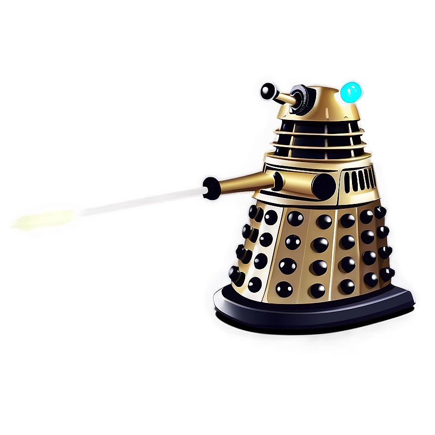 Retro Dalek Illustration Png 06242024 PNG Image