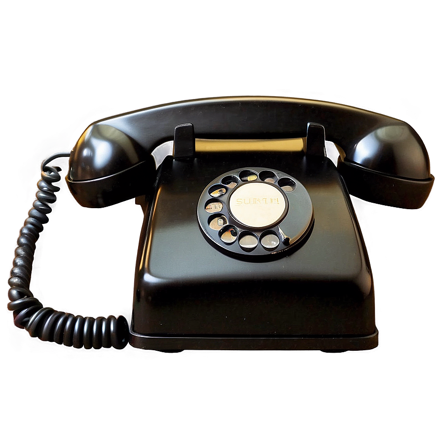 Retro Desk Phone Png Vcx4 PNG Image