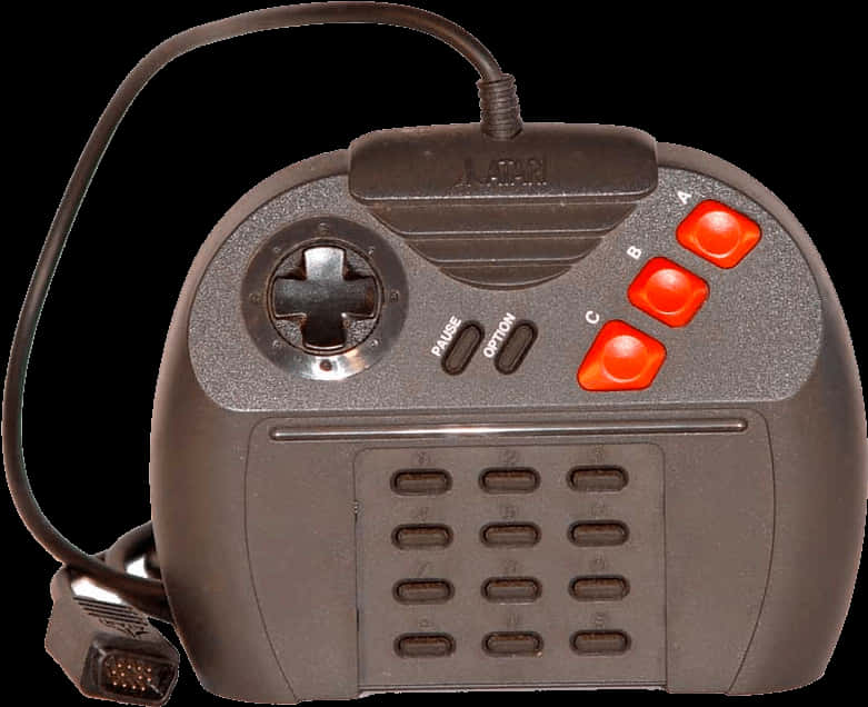 Retro Game Controller PNG Image