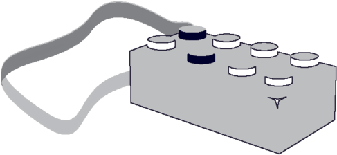 Retro Game Controller Illustration PNG Image