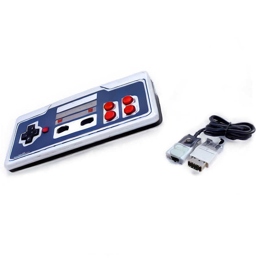 Retro Gaming Console Png Qtm84 PNG Image