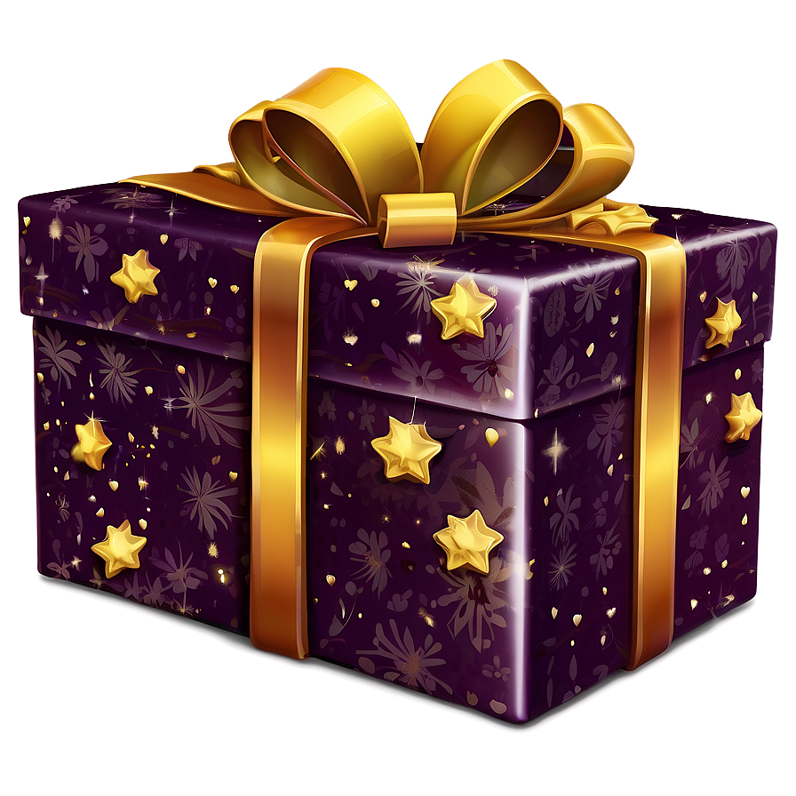 Retro Gift Box Png Rmp PNG Image