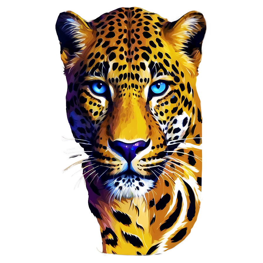 Retro Leopard Pop Art Png 28 PNG Image