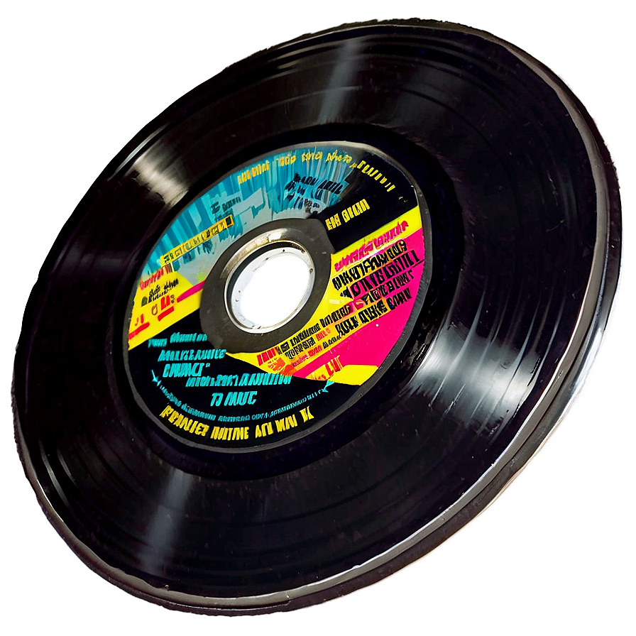 Retro Music Disc Png 06132024 PNG Image