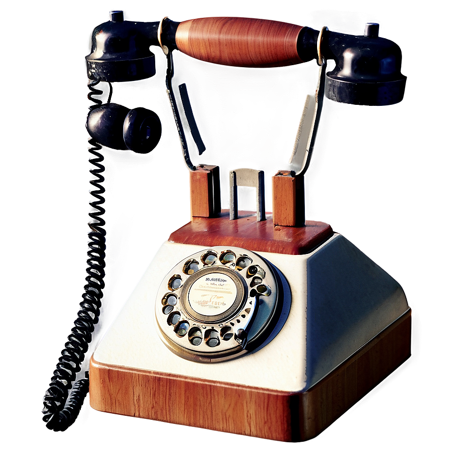 Retro Phone B PNG Image