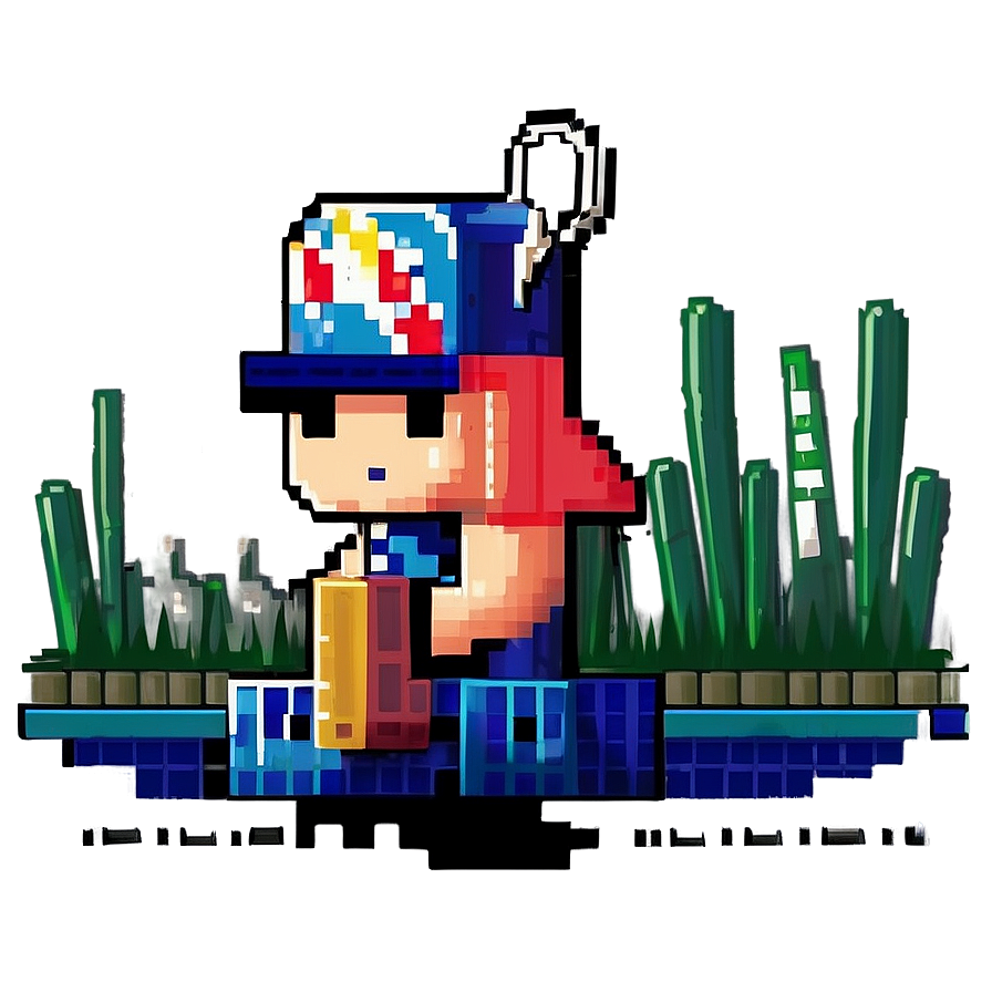 Retro Pixel Game Character Png 06112024 PNG Image