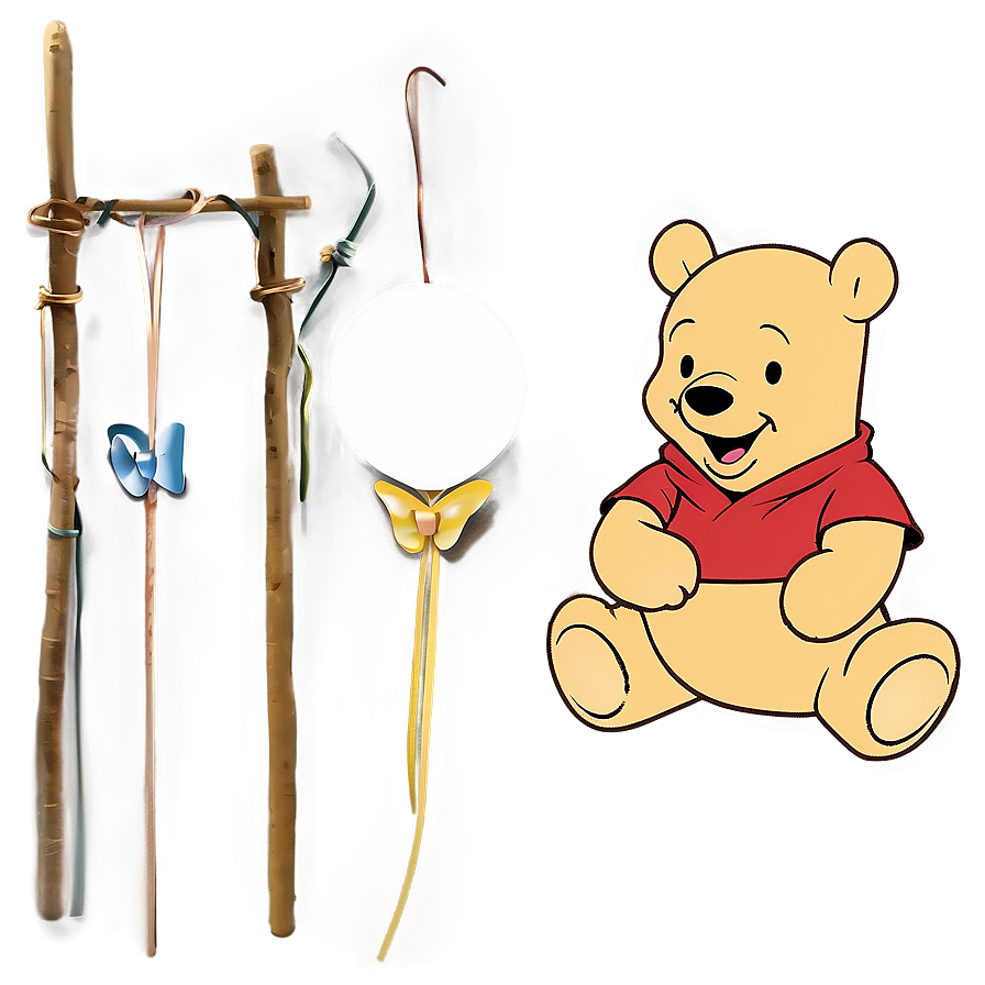 Retro Pooh Bear Clipart Png 06212024 PNG Image