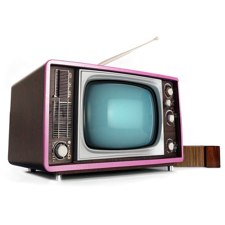 Retro Pop Television Set Png Mjq82 PNG Image