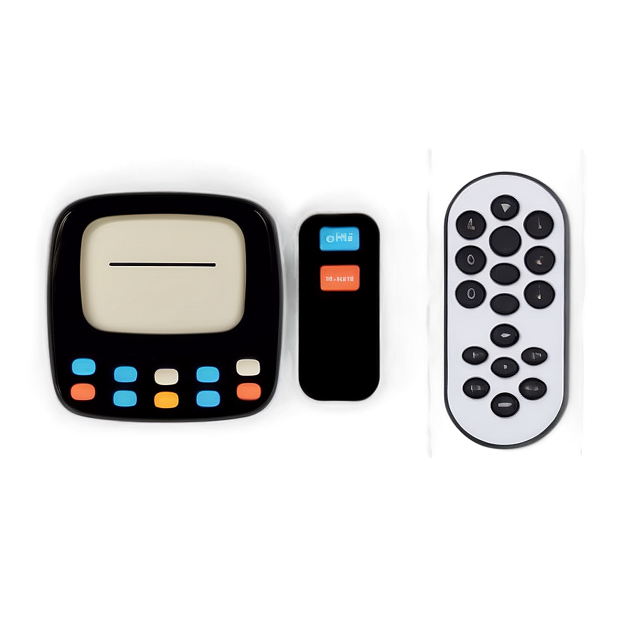 Retro Remote Control Png Thl PNG Image