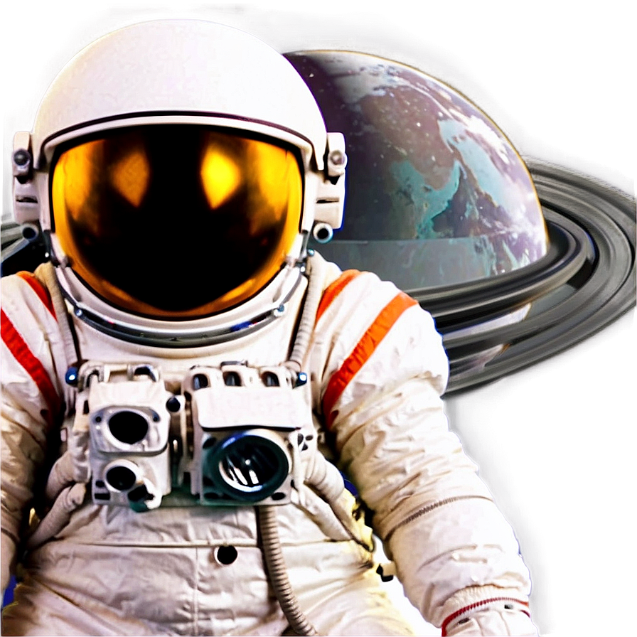 Retro Space Man Astronaut Png Sxh86 PNG Image