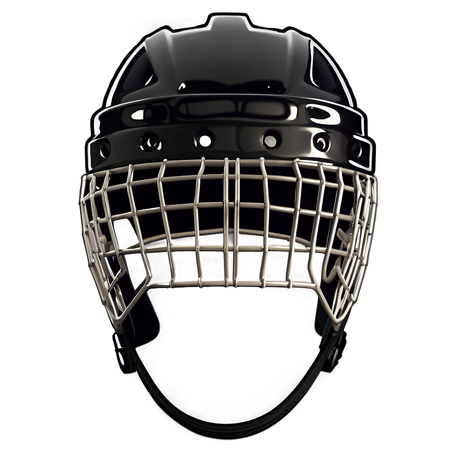 Retro Style Hockey Helmet Png 15 PNG Image