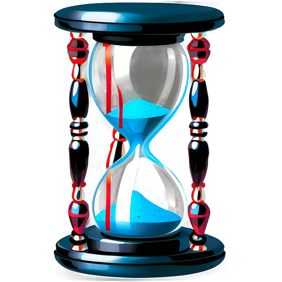 Retro Style Hourglass Png Adr29 PNG Image