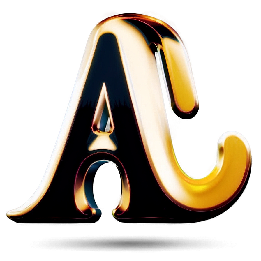 Retro Style Letter A Png 06112024 PNG Image