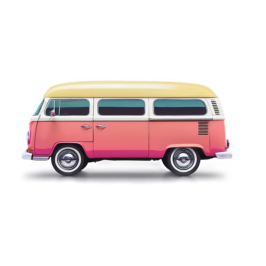 Retro Summer Vibes Van Png Baf98 PNG Image