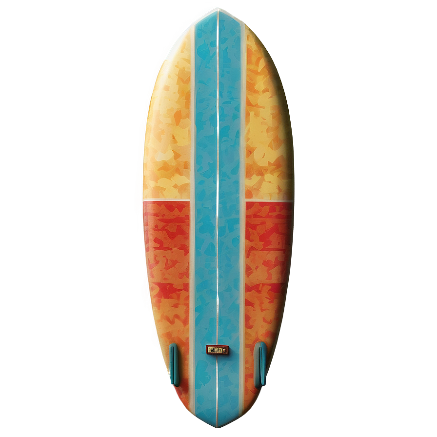 Retro Surfboard Art Png 7 PNG Image