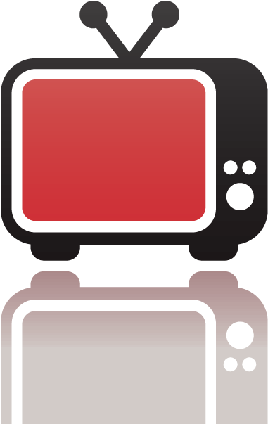 Retro T V Icon Vector PNG Image